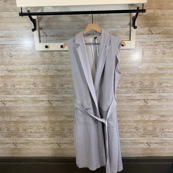 Topshop Jackets & Blazers - Topshop tunic length duster vest